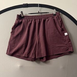 Vuori Women's Maroon Athletic Shorts